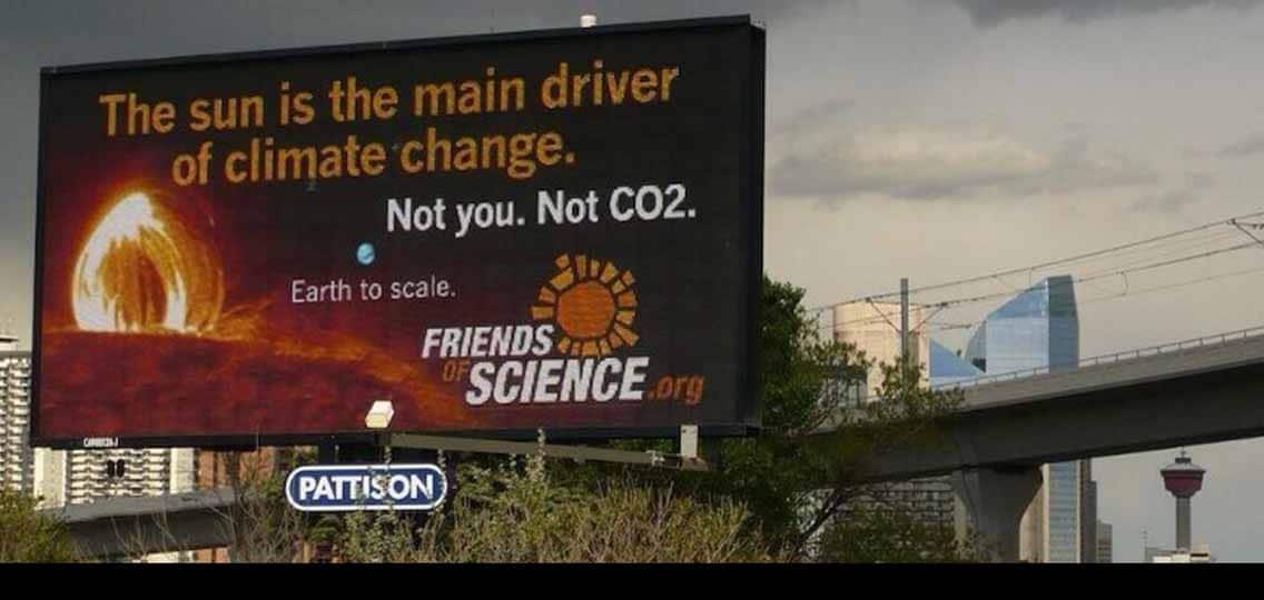 Friends of Science billboard