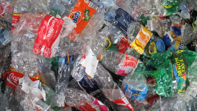 A pile of plastic waste
